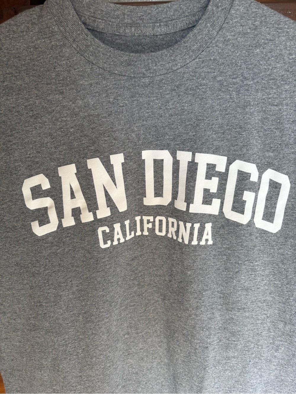 San Diego California Graphic Tee Shirt Trip Vacation Medium Unisex T-Shirt Grey - Picture 2 of 4